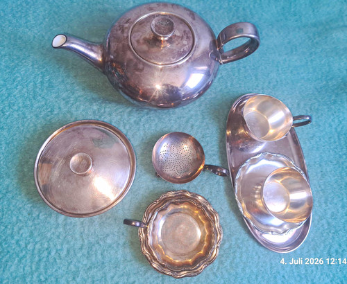 Elegantes versilbertes
