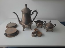 Versilbert Teeservice