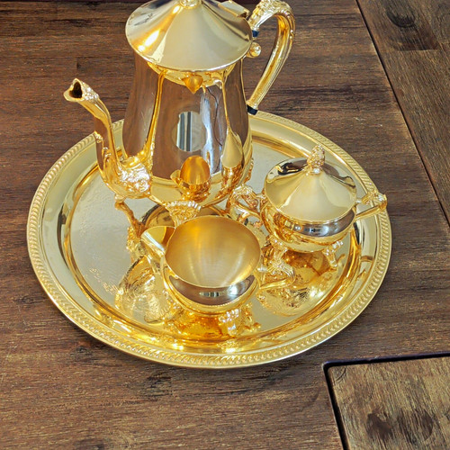 Vergoldetes kaffee - vergoldetes, &