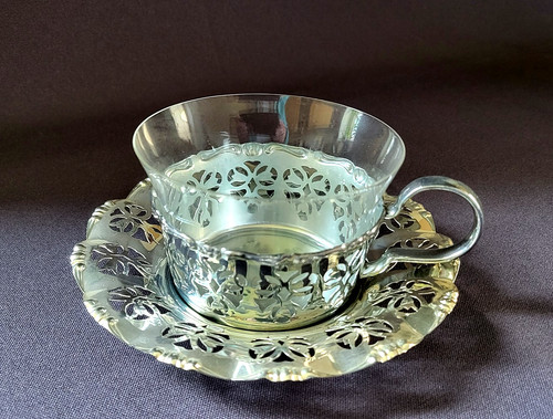 Bmf versilbert tee tasse - bmf,