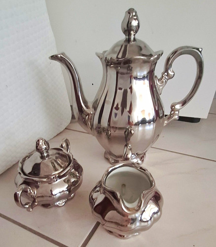 Kaffeeservice versilbert