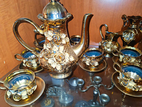 Vergoldetes kaffee - kaffee-, &