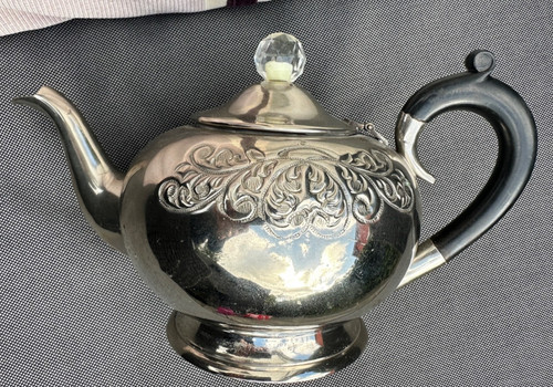 Teekanne kaffeekanne silber - /,